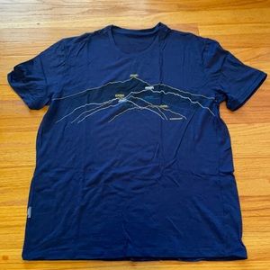 Icebreaker Blue Elevation Shirt Large